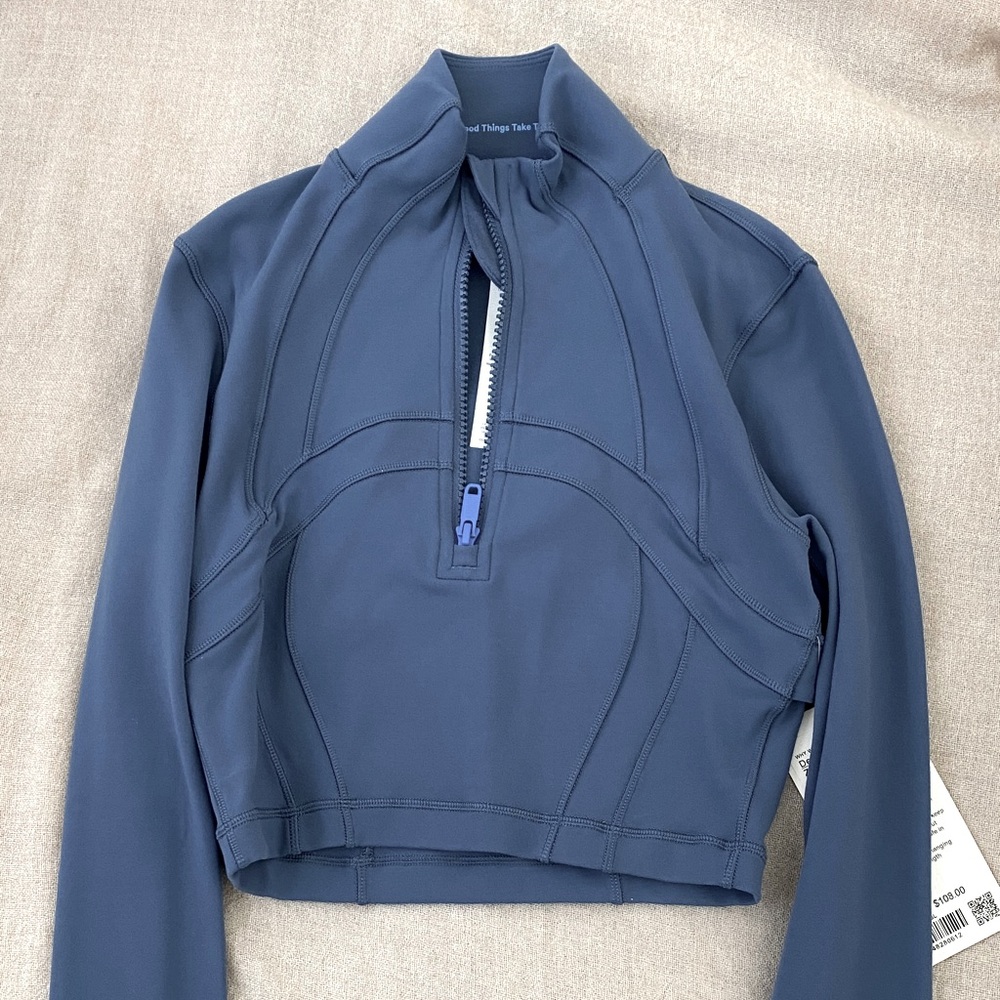 Lululemon Define Cropped Half Zip *Luon